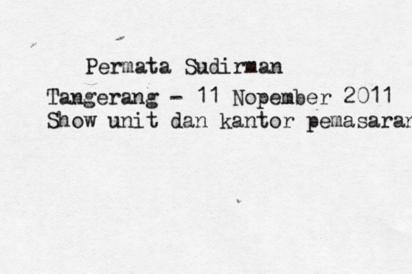 Permata Sudirman Tangerang - 11 Nopember 2011 Show unit dan kantor pemasaran 
