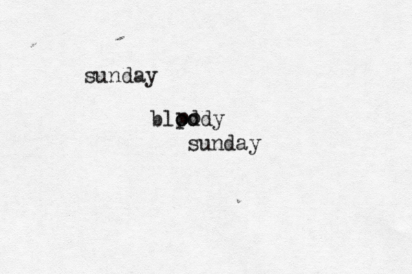 sunday bloddy o po o sunday 