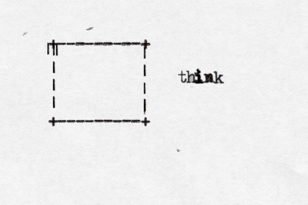 +---------+ | | | | | | +---------+ | | | | think i i i i 