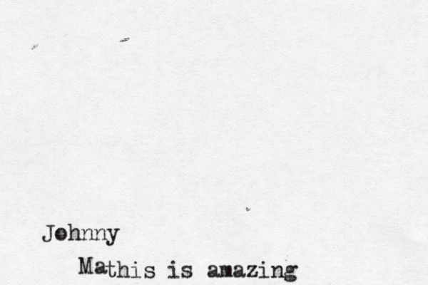 this is amazing a M Johnny