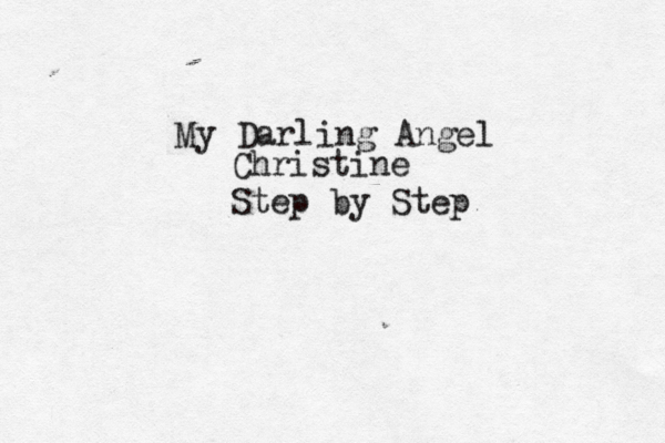 My Darling Angel Christine Step by Step 