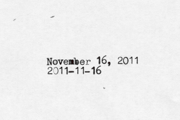 November 16, 2011 2011-11-16