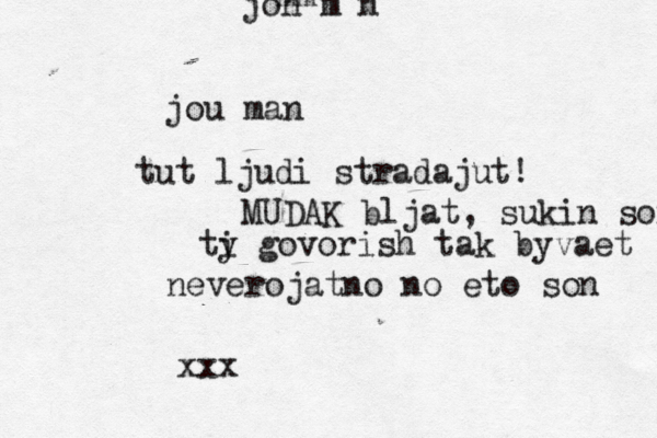 jo joh män mm jou man tut ljudi stradajut! MUDAK bljat, sukin son ti y govorish tak bô yvaet neverojatno no eto son xxx
