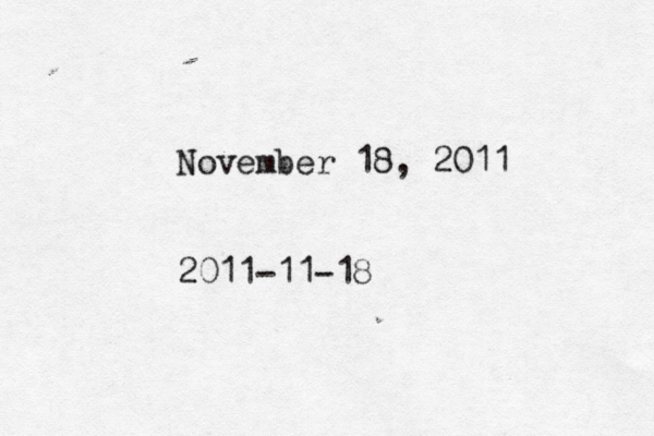November 18, 2011 2011-11-18