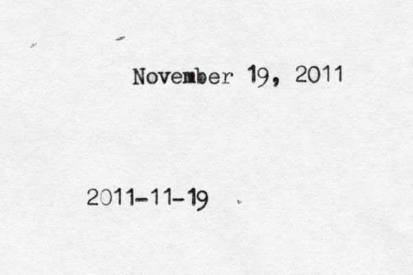 November 19, 2011 2011-11-19