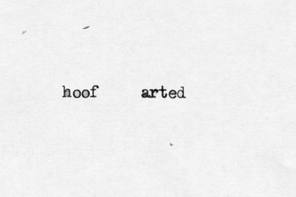 hoof arted