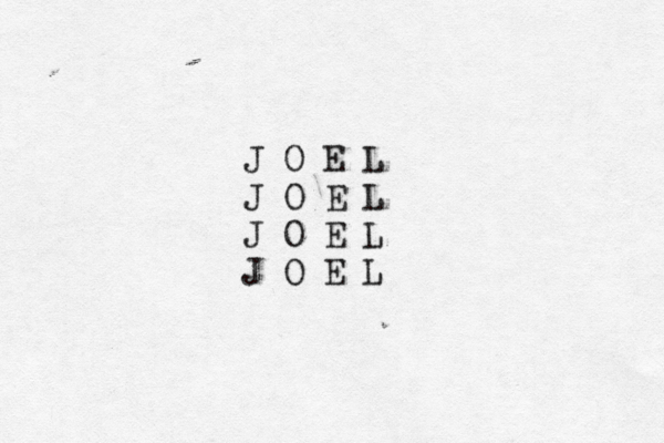 J O E L J O E L J O E L J O E L 