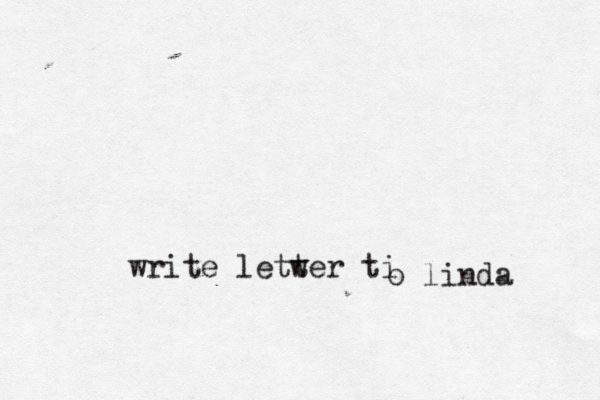 w write letter ti o linda 