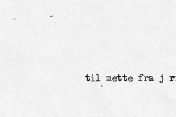 til mette fra jørn 