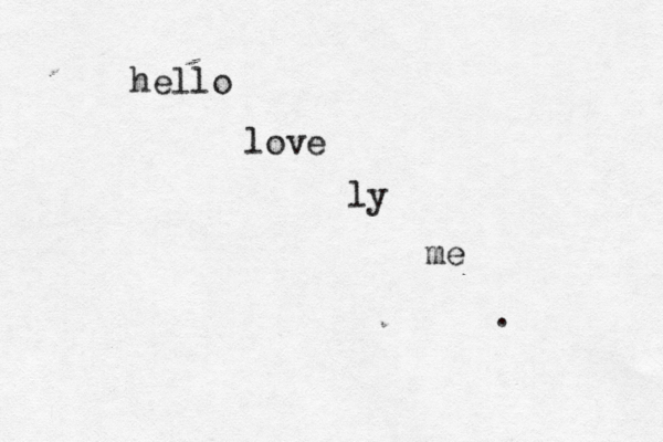 hello love ly me • . 