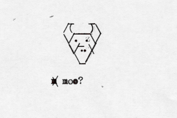 _ _ /(___)\ \/. z .\/ \/. .\ / _ \_/ m moo? / \ 