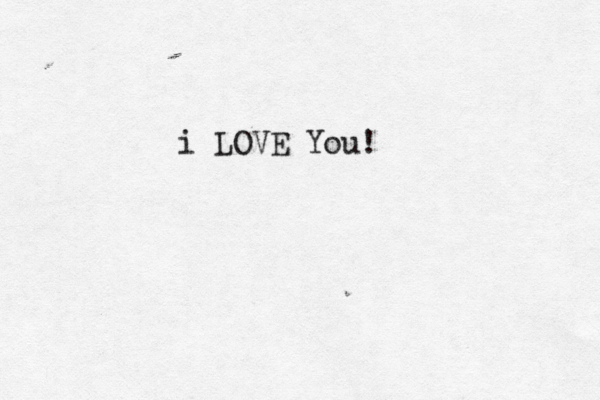 i LOVE You!