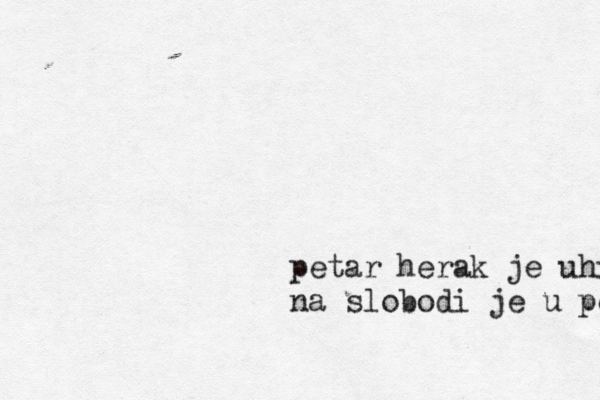 petar herak je uhicen u hotelu Zagreb u splitu! na slobodi je u petak 27.1. 