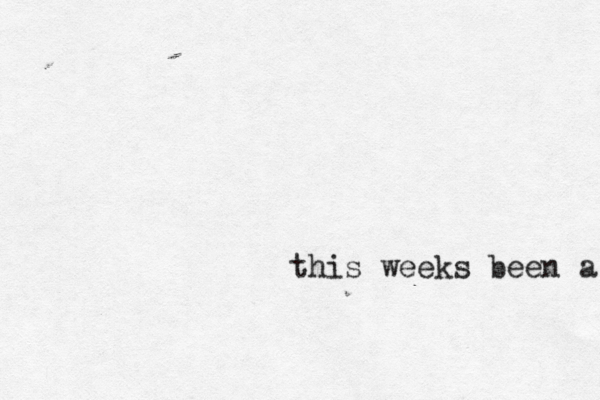this weeks been a bad massage i need a happy ending 