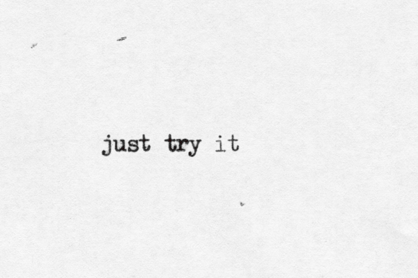 just try it 