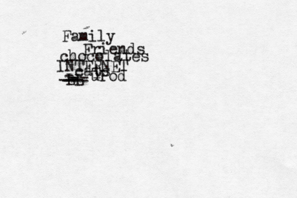 Family Friends chocolates INTERNET cats LL - - -- -- --- -- i uPod 