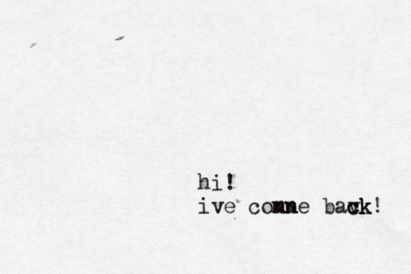 hi! ive conn ne m bav ck ck! 