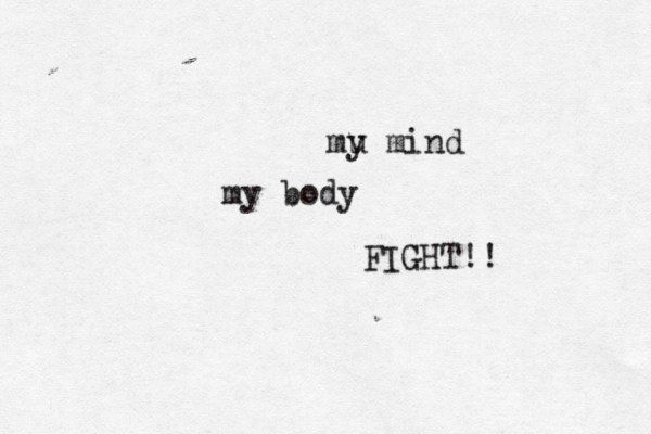 mu y mind my body FIGHT!! 