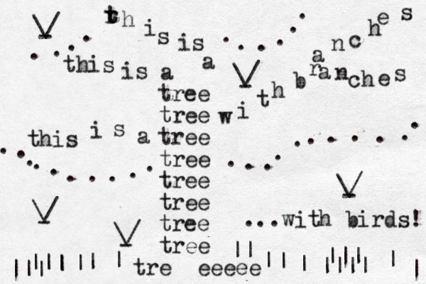 tree tree tree tree tree tree tree tree tr e eeeee this is a w i t h b r a n c h e s a n c h e s r t t h i s is a this i s a . . . . . . . . . . . . . . . . . . . . . . . . . . . . . . . | | | | | | |||| | ||| ||| ||| || | \/ - \/ - \/ - with birds! ... \/ - \/ - | 