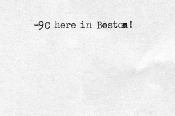 -9C here in Boston! 