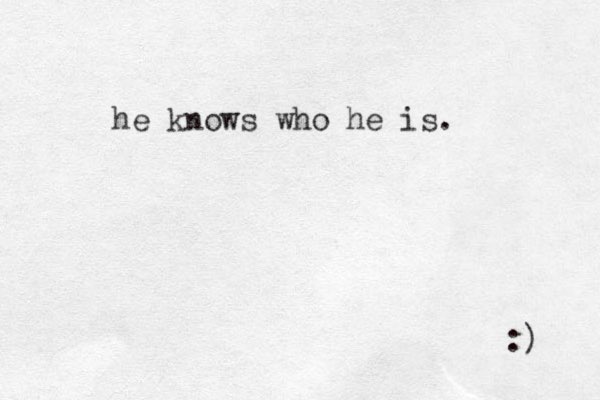 he knows who he is. :) 