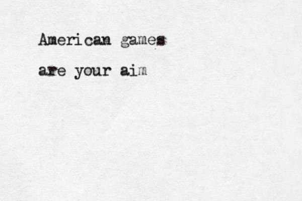 American games are your aim