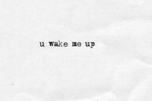 u wake me up 