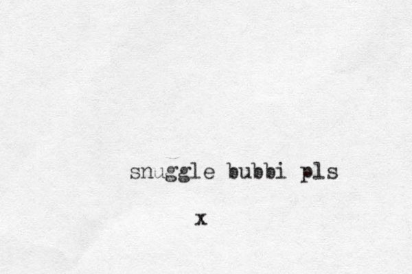 snuggle bubbi pls x