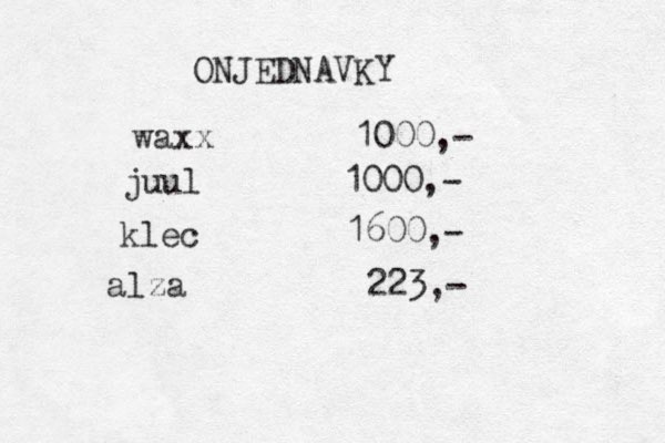 ONJEDNAVKY waxx 1000,- juul 1000,- klec 1600,- alza 223,- 