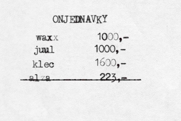 ONJEDNAVKY waxx 1000,- juul 1000,- klec 1600,- alza 223,- ______________________