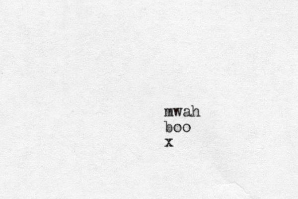 mwah boo x