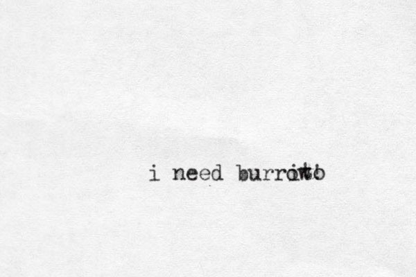 i need burrow! ito