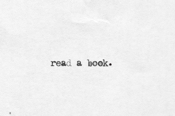 read a book.