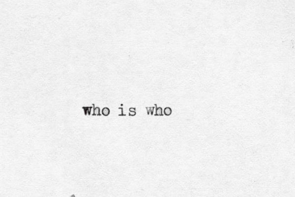 who is who