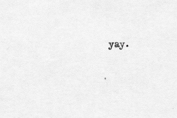 yay.