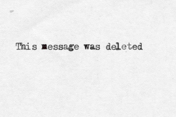 This message was deleted 
