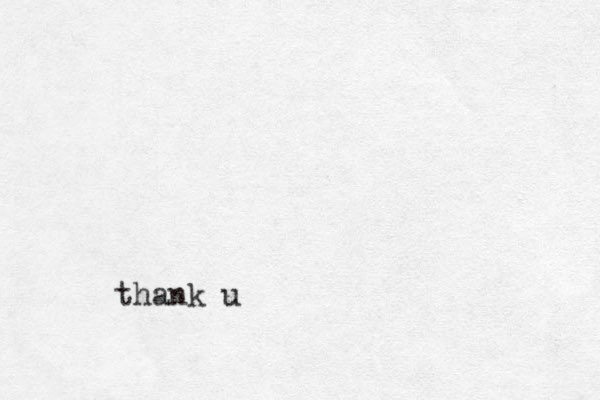 thank u
