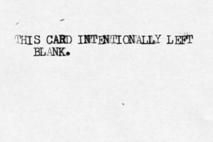 THIS CARD INTENTIONALLY LEFT BLANK