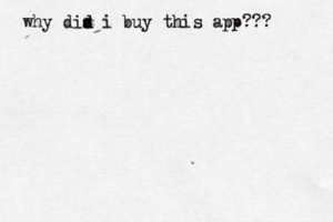 why dis d d i buy this app??
