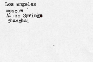 Los angel mosco Alice Sprin Shangha