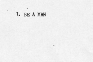 1. BE A MA