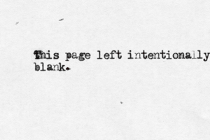 t This page left intentionally blank