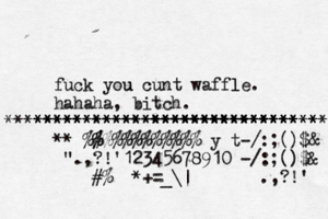 fuck you u cunt waffle. l hahaha, bitch. ~~ ~ ~~************** ***************************** ***************************************** **^%# % %%%%%%%%%%%% y t-/:;()$& @".,?!'12345678910 -/:;()$&@ []{}#%^^*+=_\|~<>€£¥•.,?!'