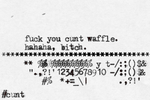 fuck you u cunt waffle. l hahaha, bitch. ~~ ~ ~~************** ***************************** ***************************************** **^%# % %%%%%%%%%%%% y t-/:;()$& @".,?!'12345678910 -/:;()$&@ []{}#%^^*+=_\|~<>€£¥•.,?!' #cun