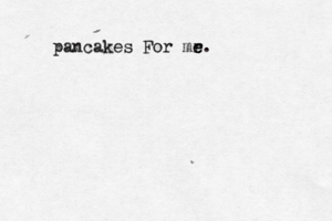 pancakes For mr e e.
