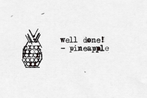 \/ \: / \ \ / / -- / \ | | | | | | \___ / < cxxx xxxx xxxx xxxx xxx well done! - pineapple 