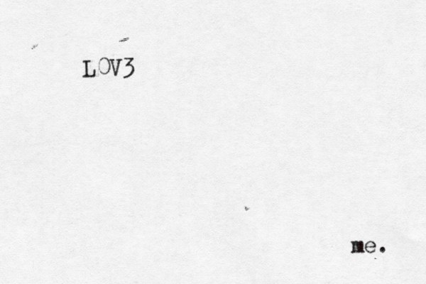 L0V3 me. 