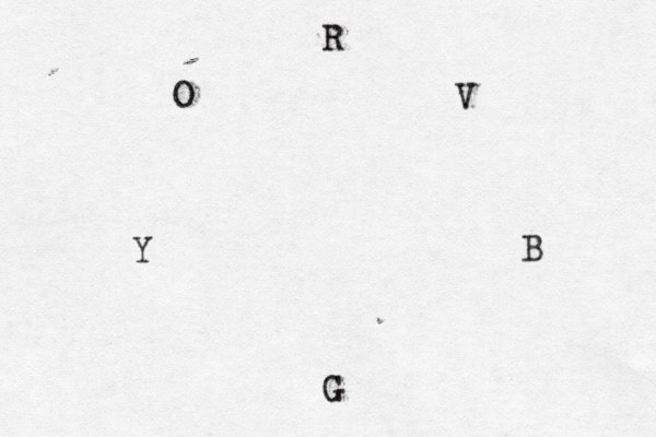 R G Y B O V 