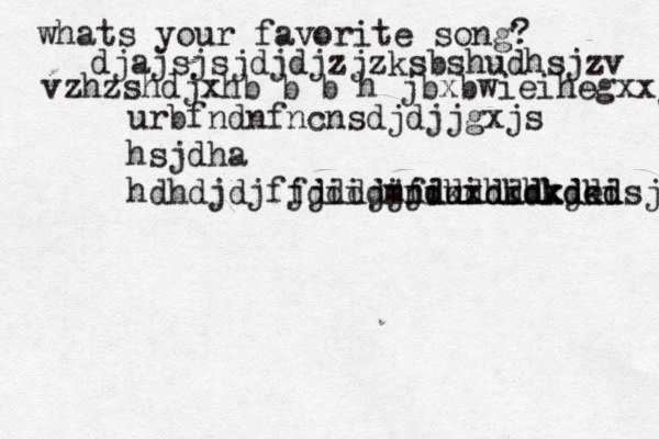 whats your favorite song? djajsjsjdjdjzjzksbshudhsjzv vzhzshdjxhb b b h jbxbwieihegxxjx urbfndnfncnsdjdjjgxjs hsjdha hdhdjdjfjdidjjjduxhdhxjeisj mndkddkdkdkd fjdidifidididkddd 